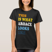 Aroace Pride Aromantic Asexual Proud Aro Ace LGBTI T-shirt (Voorkant)