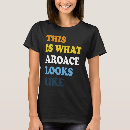 Aroace Pride Aromantic Asexual Proud Aro Ace LGBTI T-shirt (Voorkant)