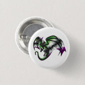 AroAce Pride Dragon Ronde Button 3,2 Cm (Voorkant /achterkant)