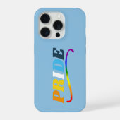AroAce Pride - Regenboog Swoosh iPhone Hoesje (Achterkant)