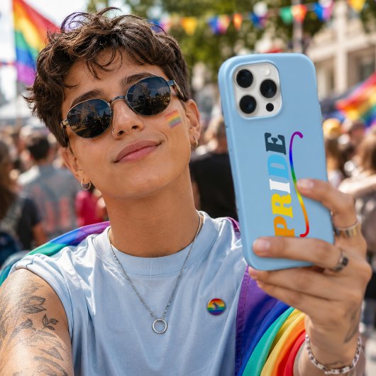 AroAce Pride - Regenboog Swoosh iPhone Hoesje