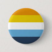 AroAce Pride Vlag LGBT Pride Ronde Button 5,7 Cm (Voorkant)