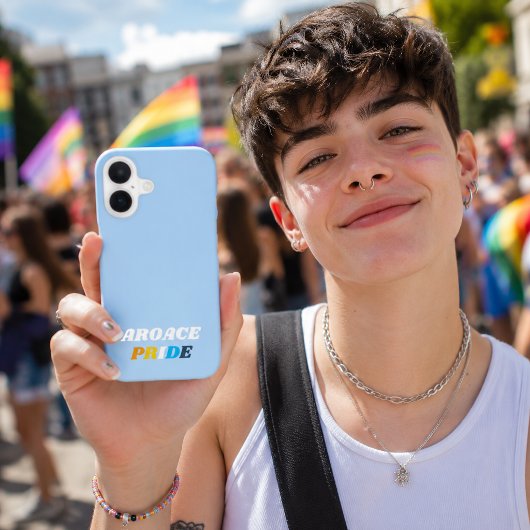 AroAce Pride-vlagkleuren iPhone 16 Hoesje