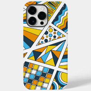 AroAce Pride Zen Doodle Sunset Vlag Modern Abstrac Case-Mate iPhone 14 Pro Max Hoesje