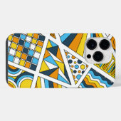 AroAce Pride Zen Doodle Sunset Vlag Modern Abstrac iPhone Hoesje (Achterkant horizontaal)
