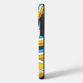 AroAce Pride Zen Doodle Sunset Vlag Modern Abstrac iPhone Hoesje (Linkerkant)