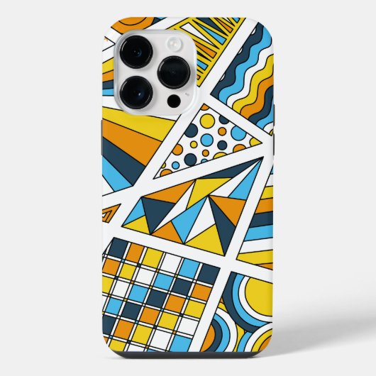 AroAce Pride Zen Doodle Sunset Vlag Modern Abstrac iPhone Hoesje (Achterkant)