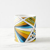 AroAce Pride Zen Doodle Sunset Vlag Modern Abstrac Koffiemok (Center)