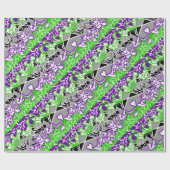 Aroace Radioactive Pride Flag Squiggles Cadeaupapier (Vlak)