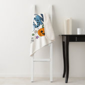 AroAce Spooky Seizoen Halloween Sherpa Deken (In situ)