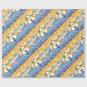 Aroace Sun en Zee Pride Flag Squiggles Cadeaupapier (Vlak)