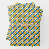 AroAce Sunset Pride Geweven Naadloos Patroon Inpakpapier Vel (In situ)