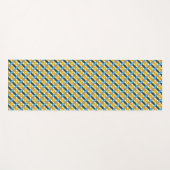 AroAce Sunset Pride Geweven Naadloos Patroon Yogamat (Voorkant (horizontaal))