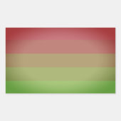 Aroflux Pride Rechthoekige Sticker (Voorkant)