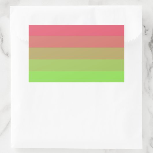 Aroflux Pride Rechthoekige Sticker (Tas)