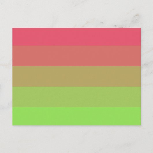 Aroflux Pride Vlag Briefkaart (Voorkant)