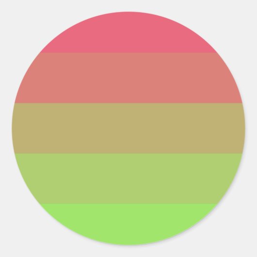 Aroflux Pride Vlag Ronde Sticker (Voorkant)