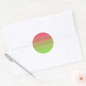 Aroflux Pride Vlag Ronde Sticker (Envelop)