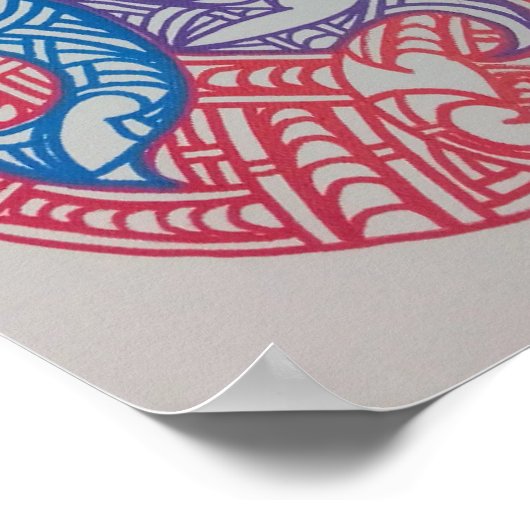 Aroha Mai, design by RRW  Poster (Hoek)