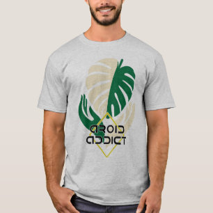 Aroid-verslaafde T-shirt Monstera Planten
