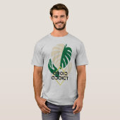 Aroid-verslaafde T-shirt Monstera Planten (Voorkant volledig)