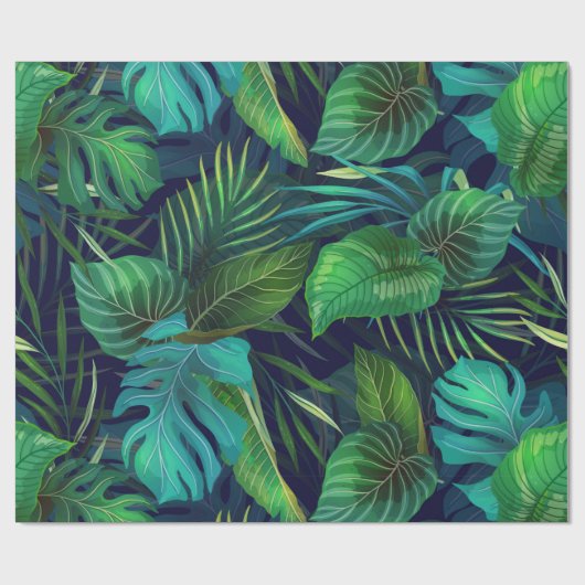 Aroïde Oerwoud Cadeaupapier (Vlak)