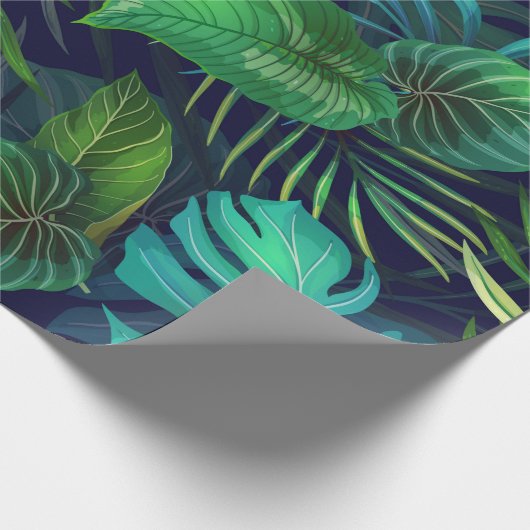 Aroïde Oerwoud Cadeaupapier (Hoek)