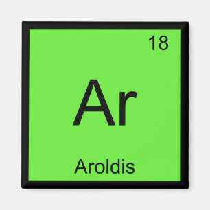 Aroldis Naam Chemie Element Periodiek Systeem Magneet