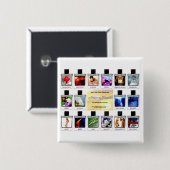 Aroma Blends (.net) Vierkante Button 5,1 Cm (Voorkant /achterkant)