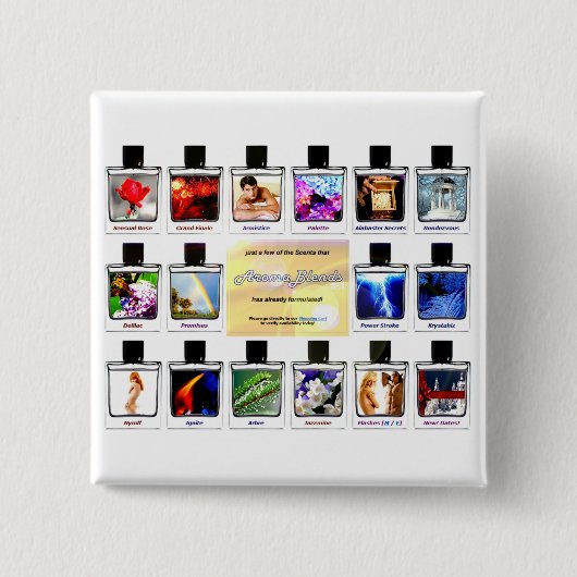 Aroma Blends (.net) Vierkante Button 5,1 Cm (Voorkant)