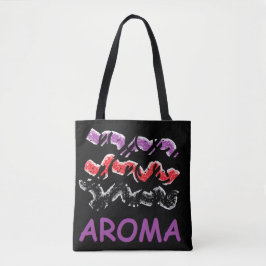 Aroma brengt de zintuigen levend met deze schattig tote bag