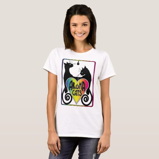 Aroma cat T-Shirt (Voorkant volledig)