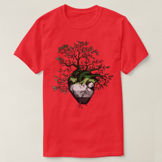 Aroma Heart Tree of Life T-shirt (Design voorkant)