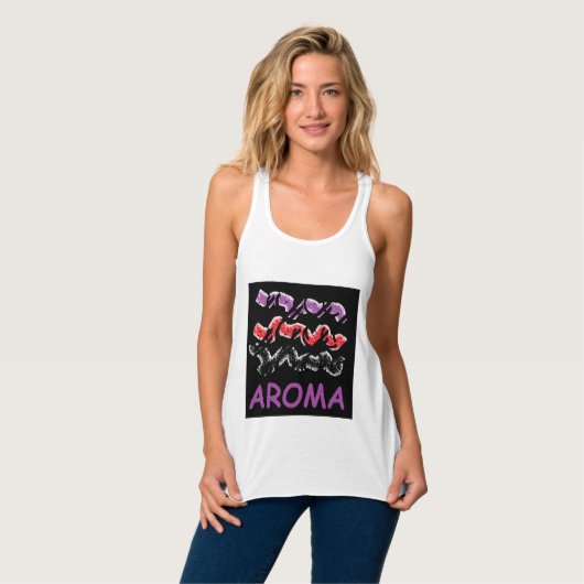 Aroma natuur parfum thema tanktop (Volledige Voorkant)
