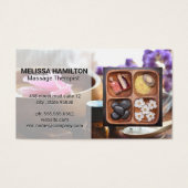 Aroma Therapie | Spa Oliën Badzouten Visitekaartje (Voorkant)