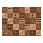 Aroma van koffie. Patchwork. Tafelkleed (Voorkant (Horizontaal))