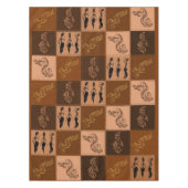 Aroma van koffie. Patchwork. Tafelkleed (Voorkant)