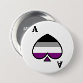Aromantic Ace Button (Voorkant /achterkant)