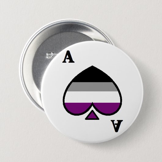Aromantic Ace Button (Voorkant /achterkant)