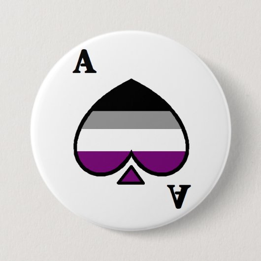Aromantic Ace Button (Voorkant)