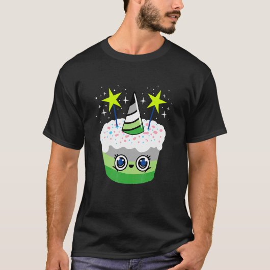 Aromantic Cake Aromantic Pride T-shirt (Voorkant)