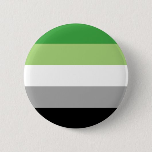 Aromantic Flag Button (Voorkant)