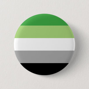 Aromantic Flag Button