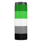 Aromantic Flag Thermal Tumbler Thermosbeker (Achterkant)