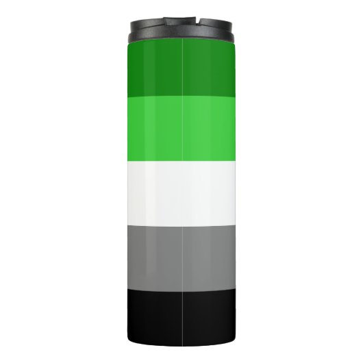 Aromantic Flag Thermal Tumbler Thermosbeker (Achterkant)