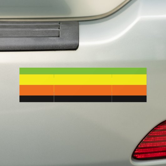 Aromantic Pride Bumpersticker (Op auto)