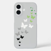 Aromantic Pride Butterfly Trail Case-Mate iPhone Case (Achterkant)