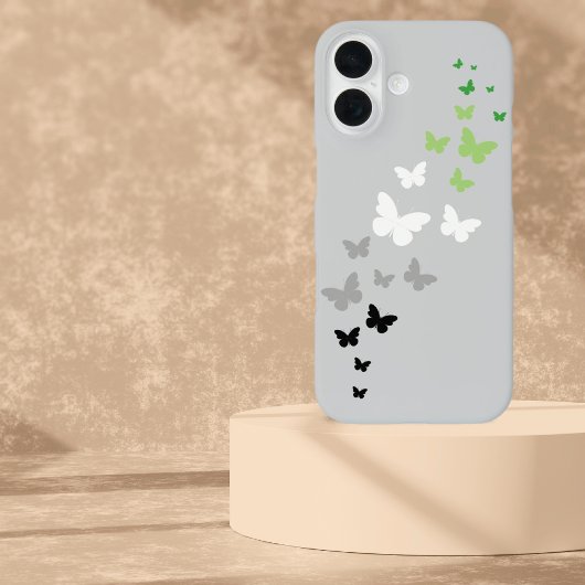 Aromantic Pride Butterfly Trail Case-Mate iPhone Case