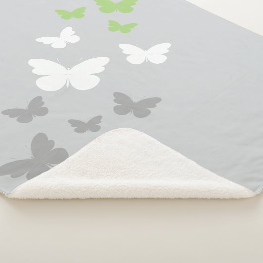 Aromantic Pride Butterfly Trail Sherpa Deken (3/4)