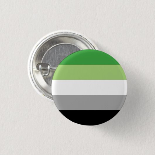 Aromantic Pride Button (Voorkant /achterkant)